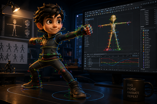 3D Animation & Rigging